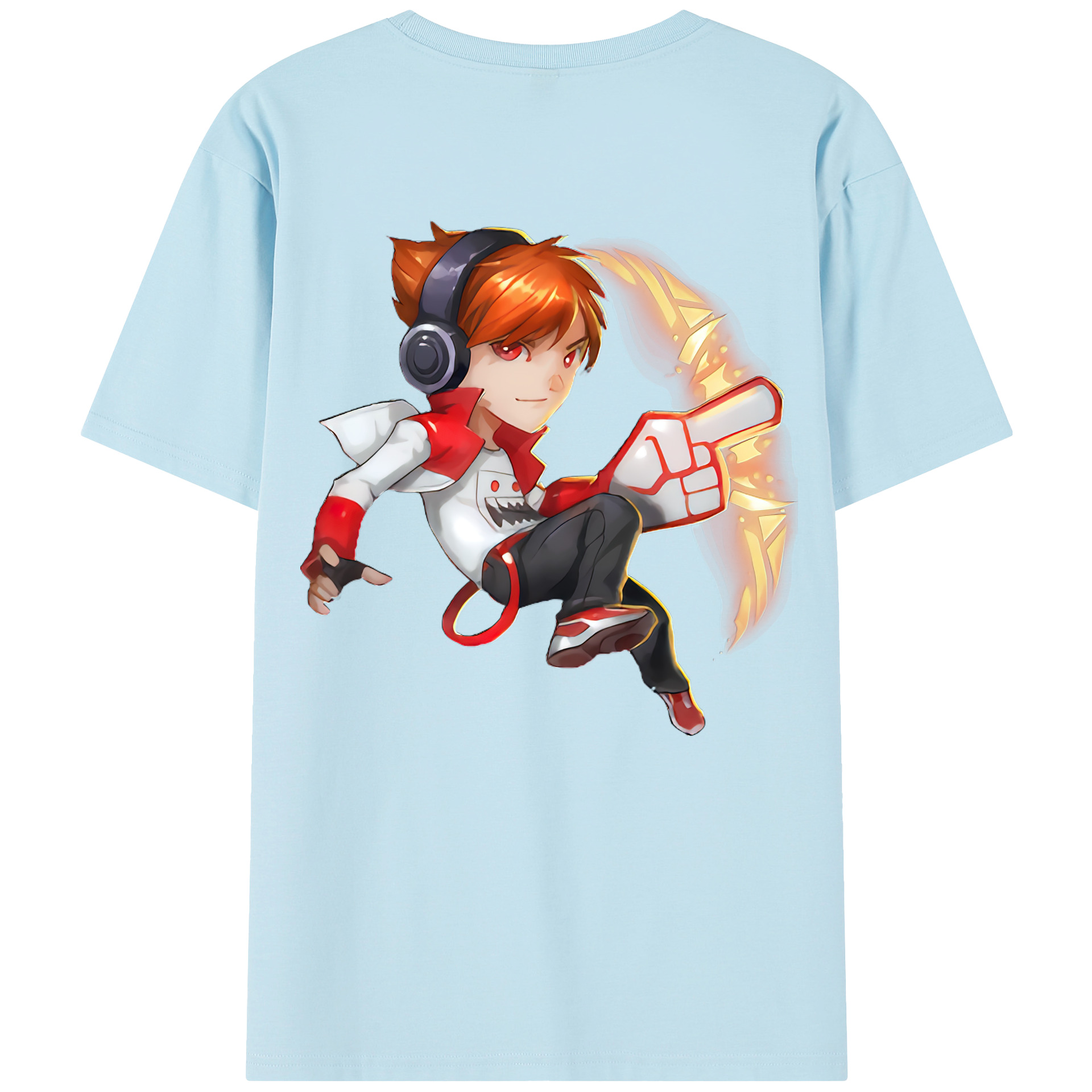 リーグ・オブ・レジェンド League of Legends LOL 綿100％半袖Tシャツ（背面プリント）